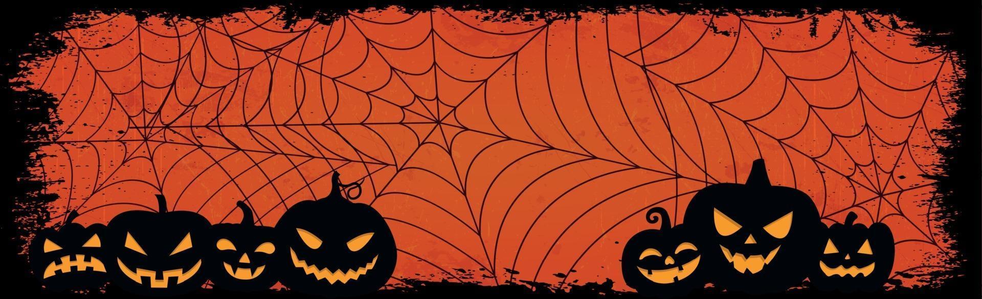 Fondo de halloween rojo sombrío aterrador vector