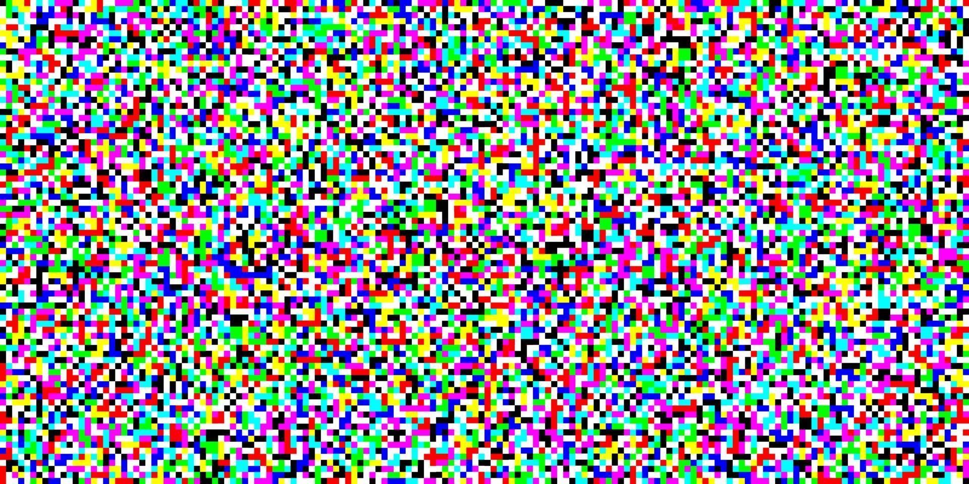 TV screen noise pixel glitch texture background vector illustration