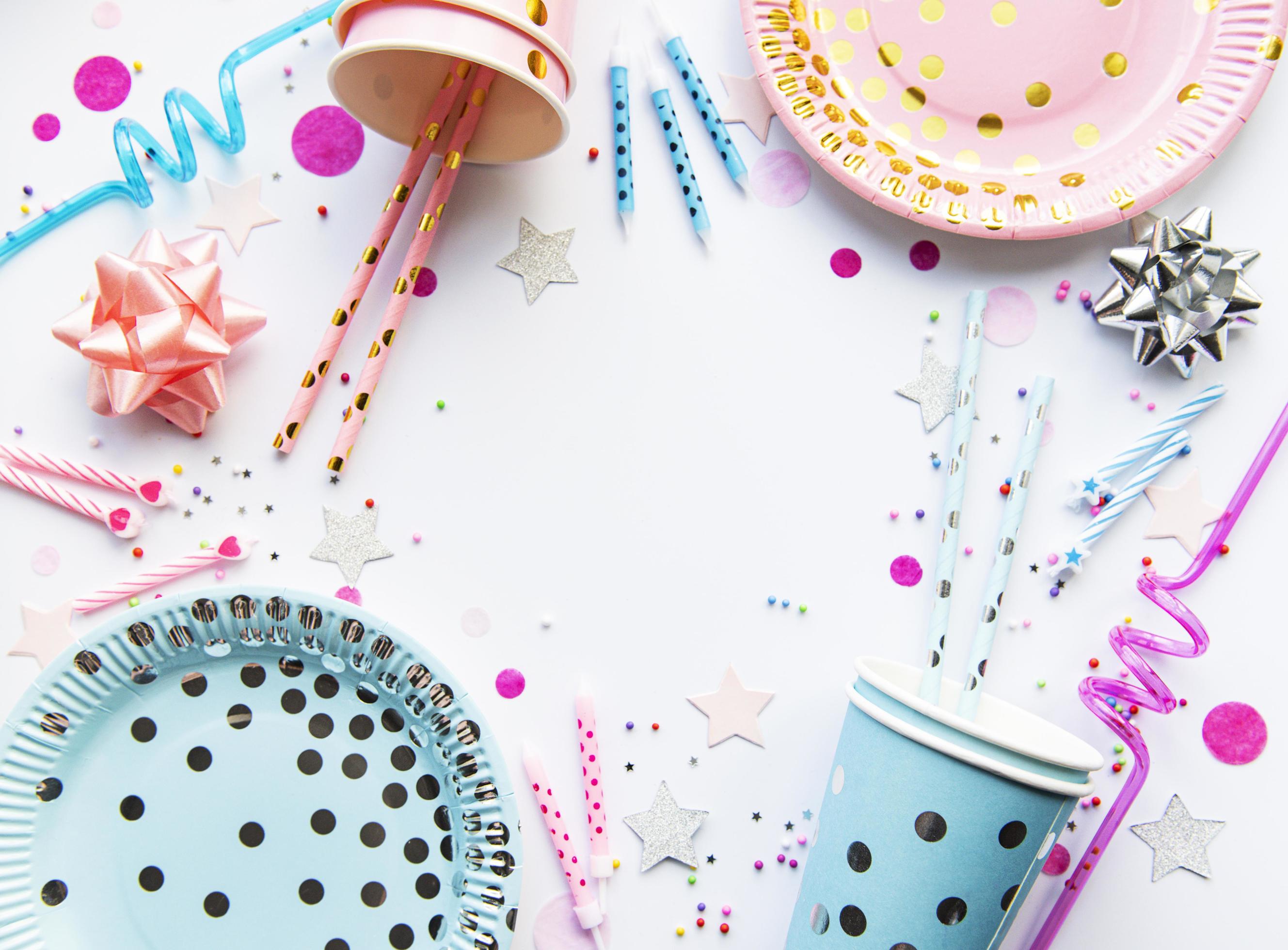 Birthday table setting 2374821 Stock Photo at Vecteezy