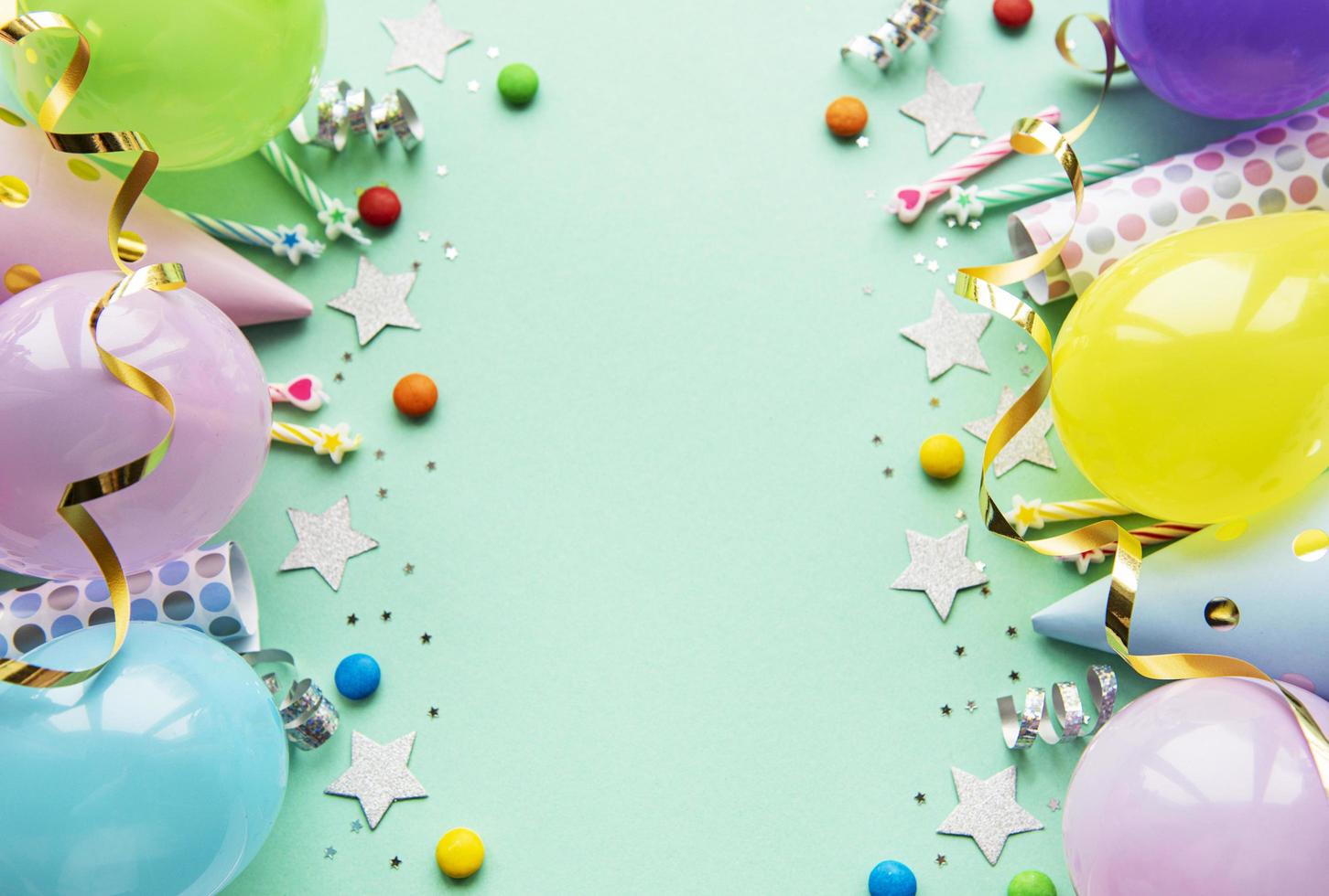 Happy birthday and party background photo
