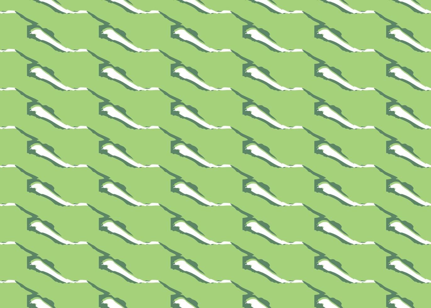 Vector texture background, seamless pattern. Hand drawn, green, white colors.
