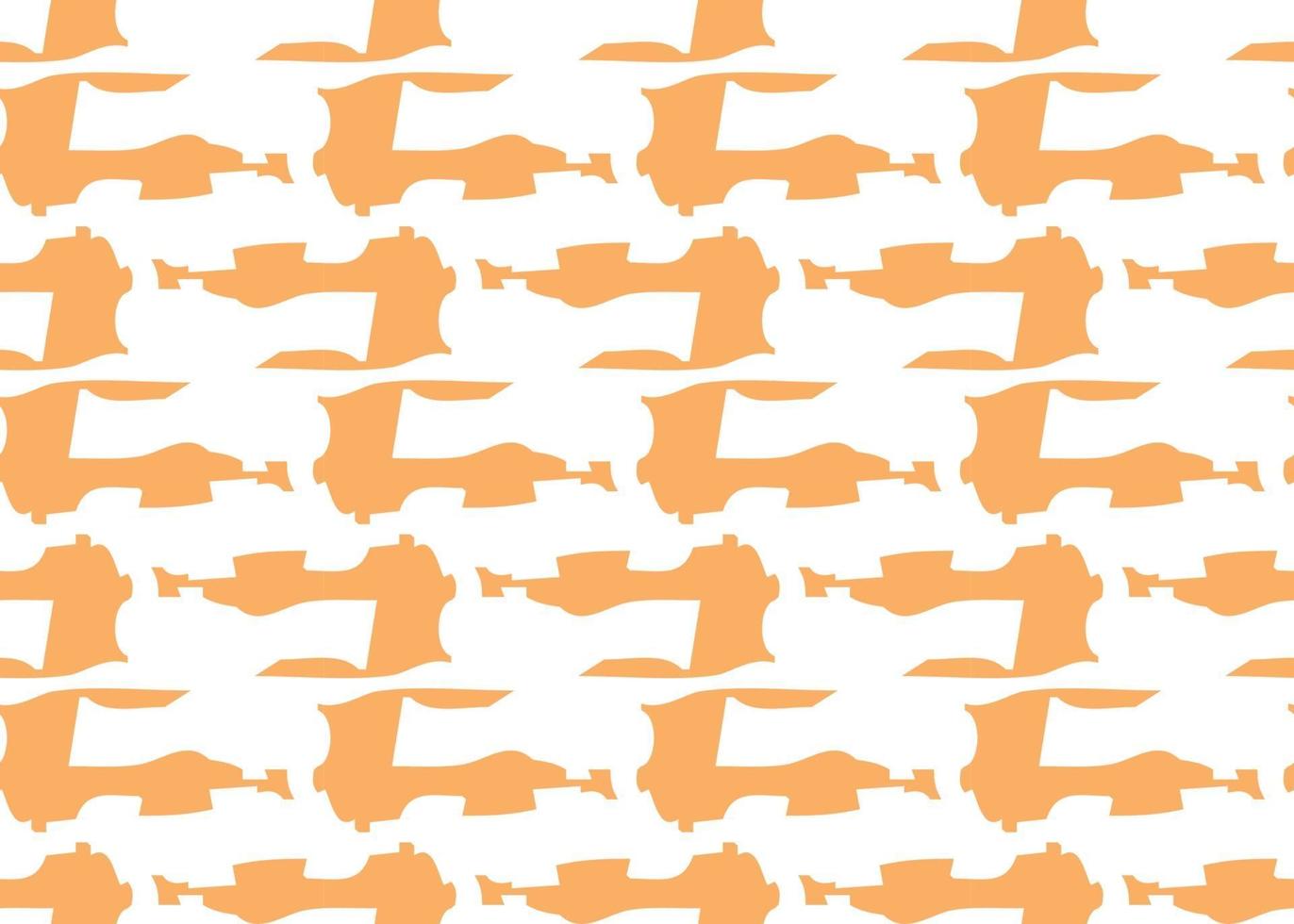 Vector texture background, seamless pattern. Hand drawn, orange, white colors.