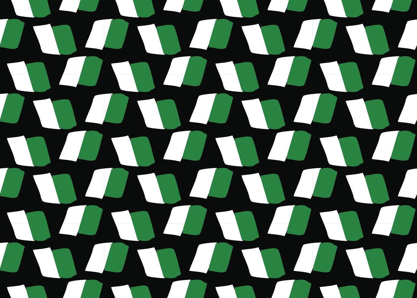 Vector texture background, seamless pattern. Hand drawn, green, white, black colors.