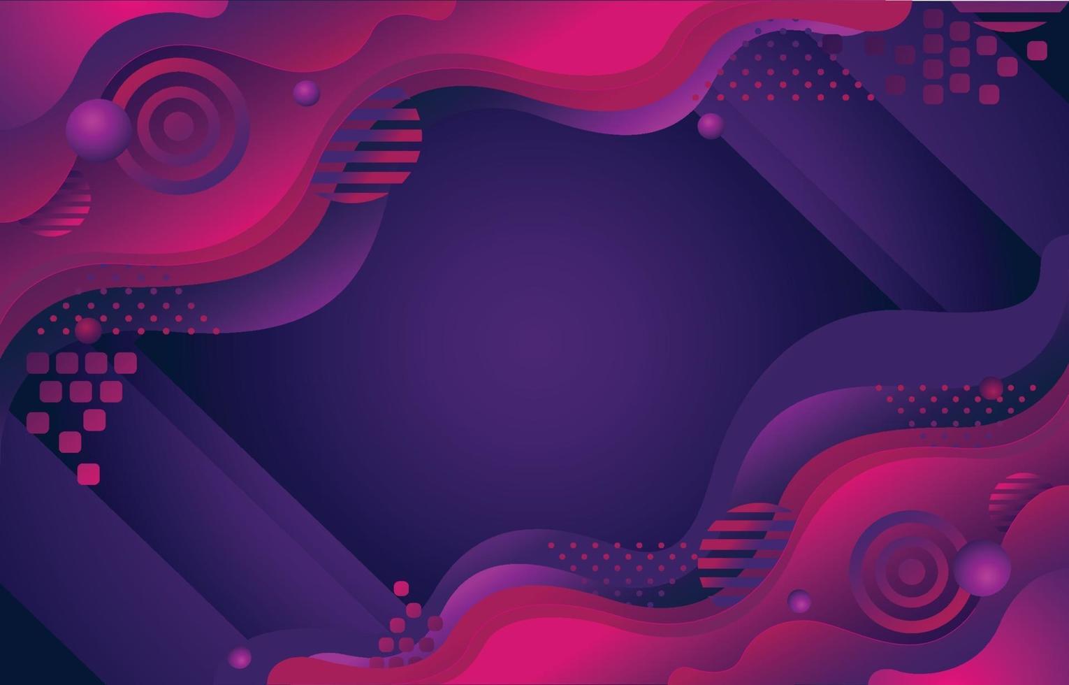 Dynamic Purple Background Waves vector