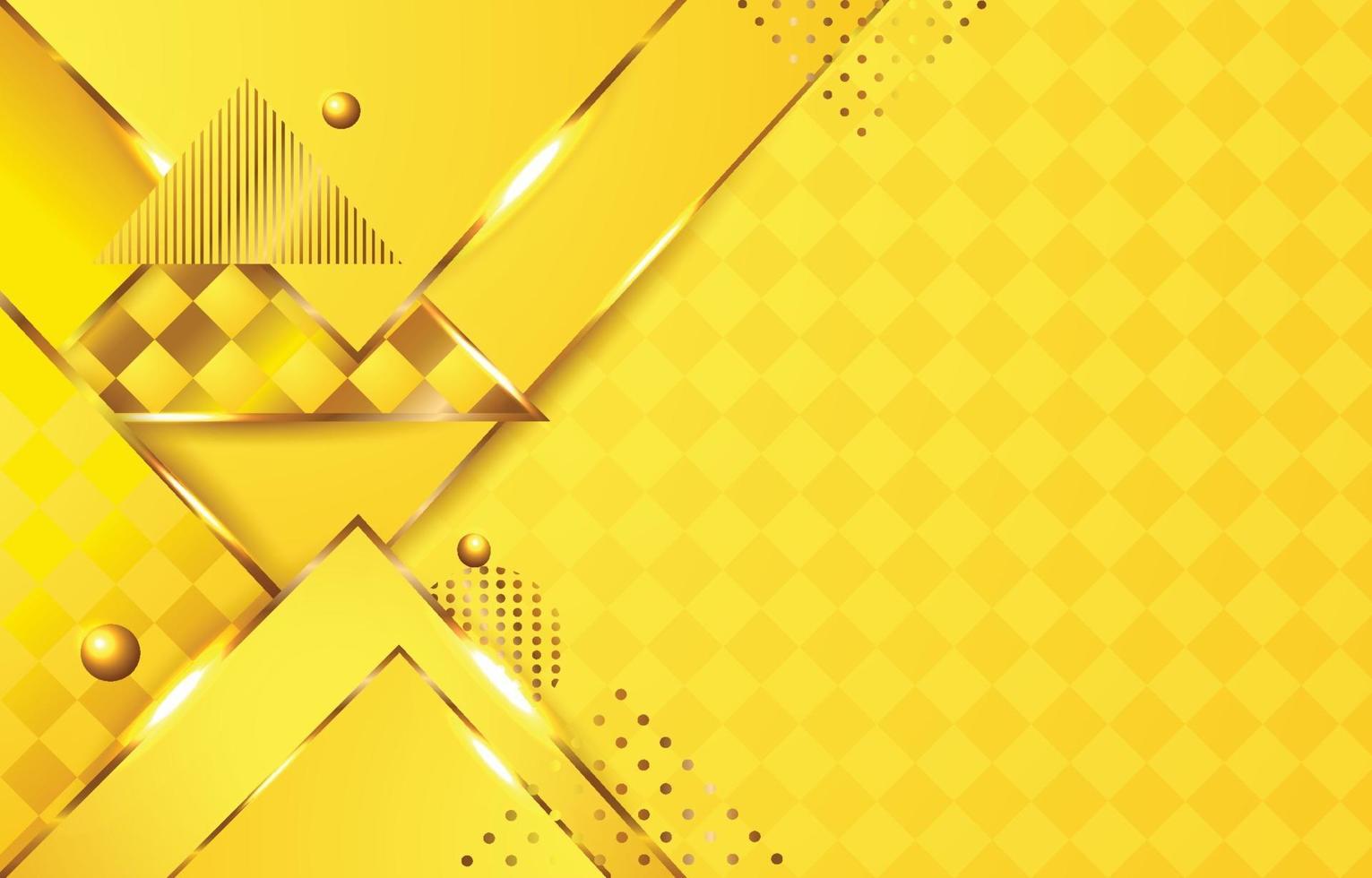 Yellow Color Background with Triangle Shape vector