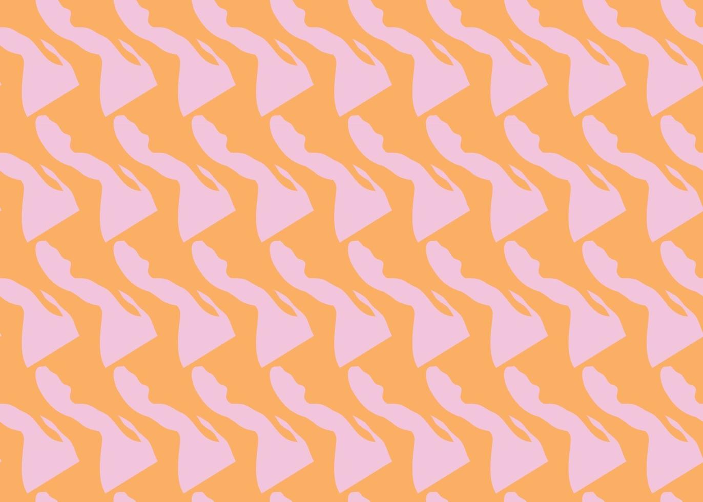 Vector texture background, seamless pattern. Hand drawn, orange, pink colors.