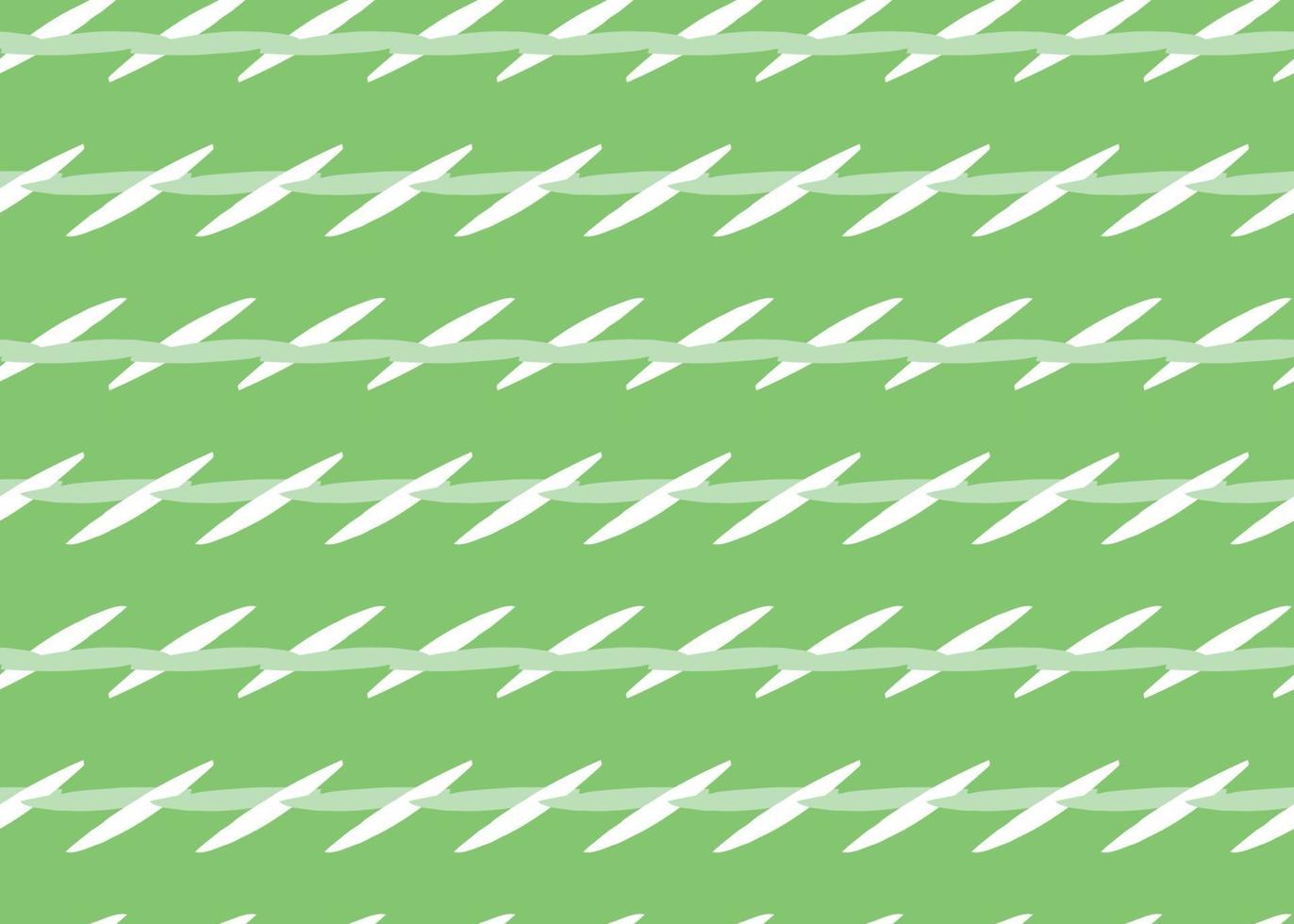 Vector texture background, seamless pattern. Hand drawn, green, white colors.