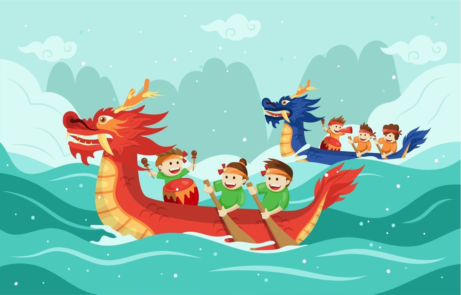 Dragon Boat Festival vector