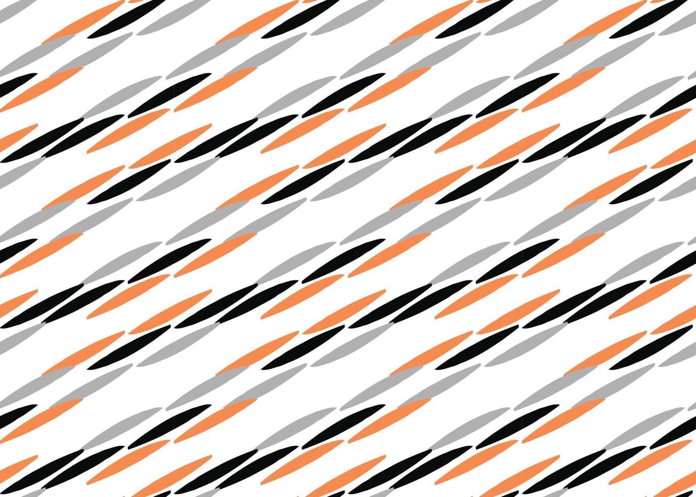 Vector texture background, seamless pattern. Hand drawn, grey, orange, black, white colors.