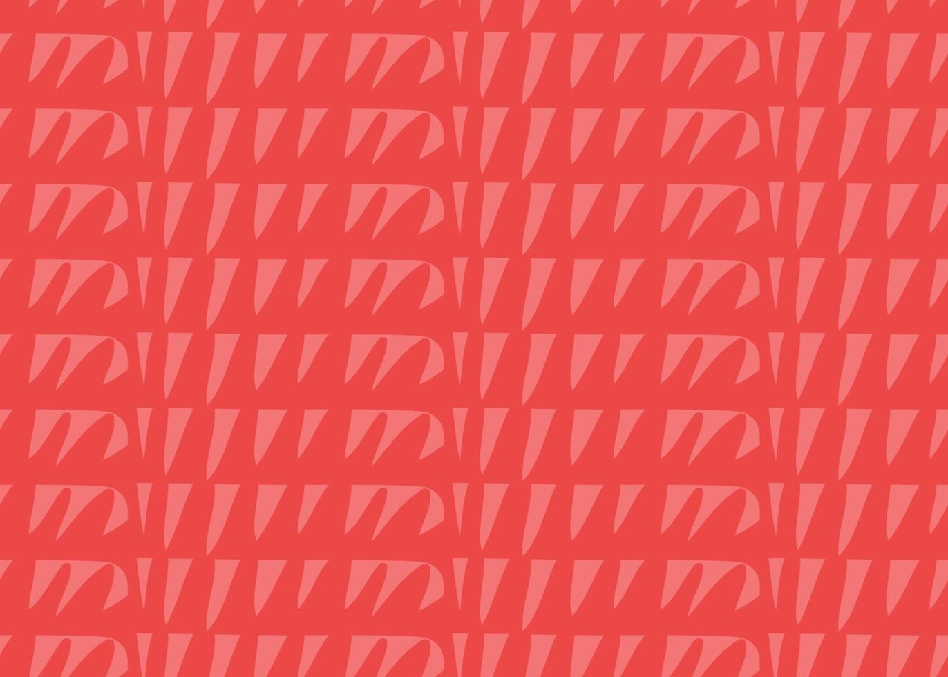 Vector texture background, seamless pattern. Hand drawn, red colors.