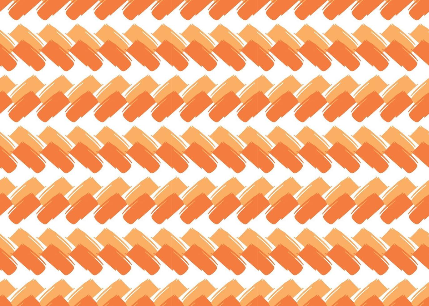 Vector texture background, seamless pattern. Hand drawn, orange, white colors.