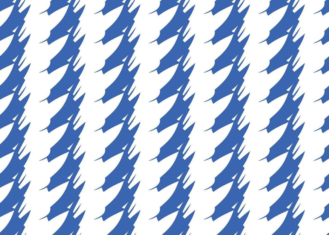 Vector texture background, seamless pattern. Hand drawn, blue, white colors.