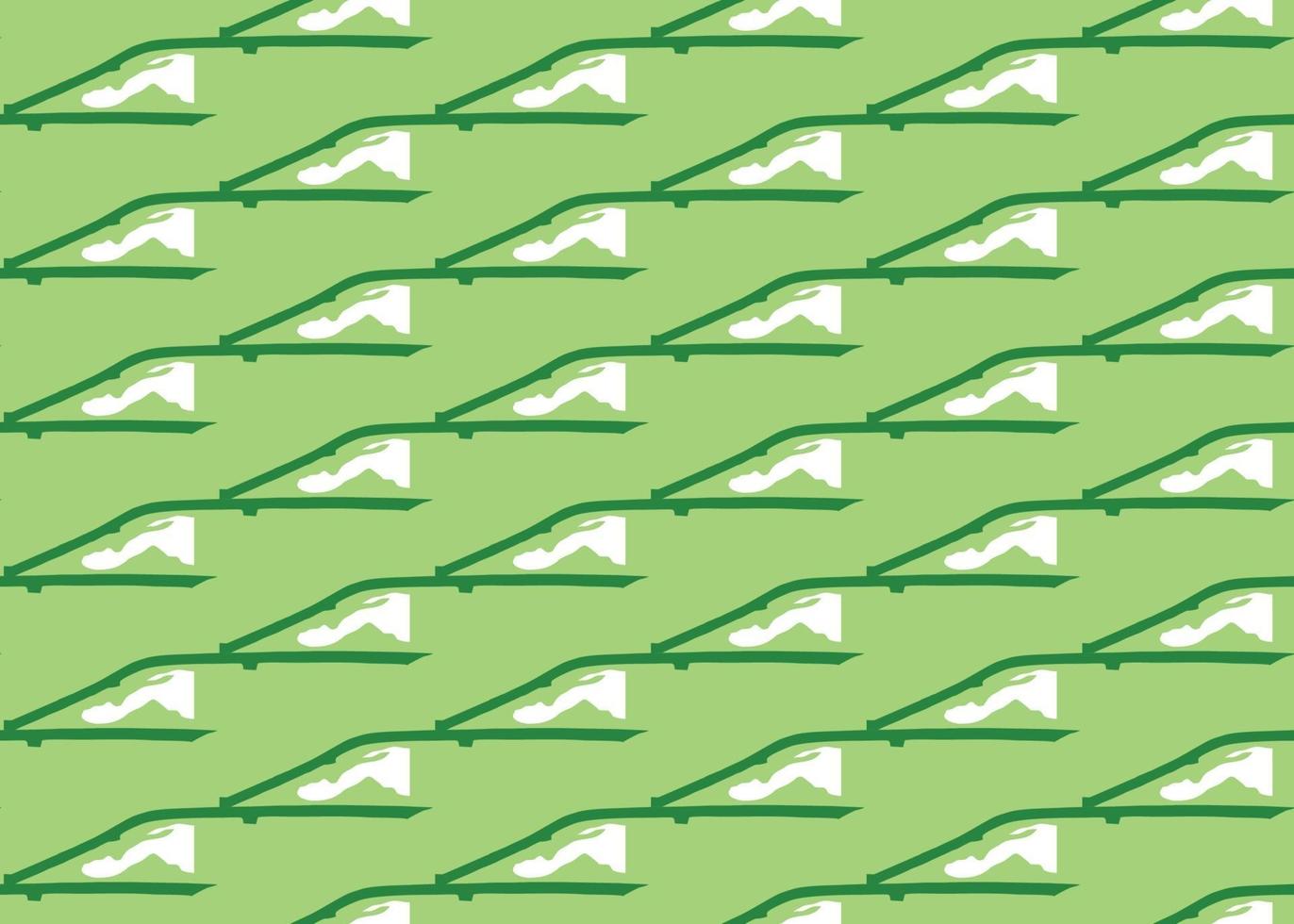 Vector texture background, seamless pattern. Hand drawn, green, white colors.