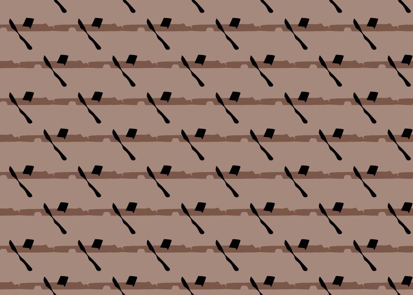 Vector texture background, seamless pattern. Hand drawn, black, brown colors.