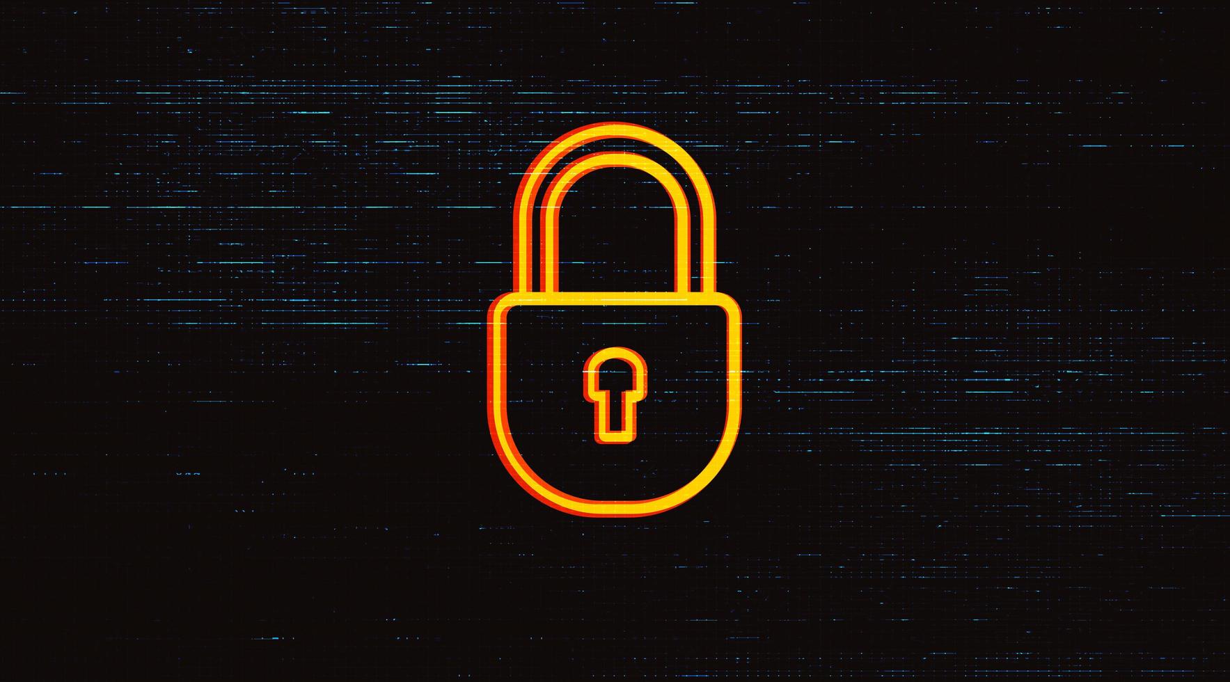 Cyber Microchip on Technology Background vector