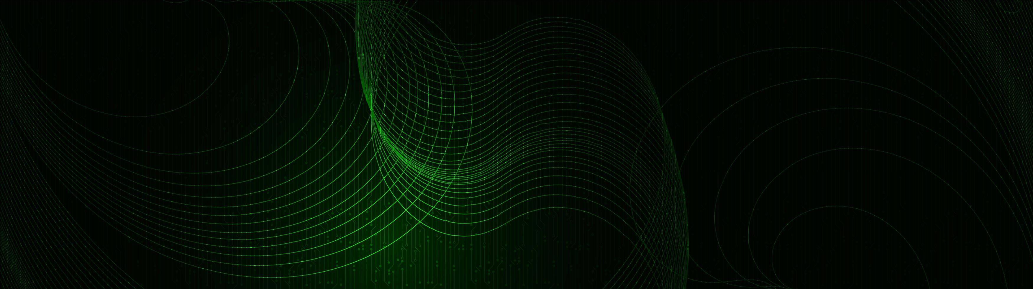 fondo de tecnología verde vector