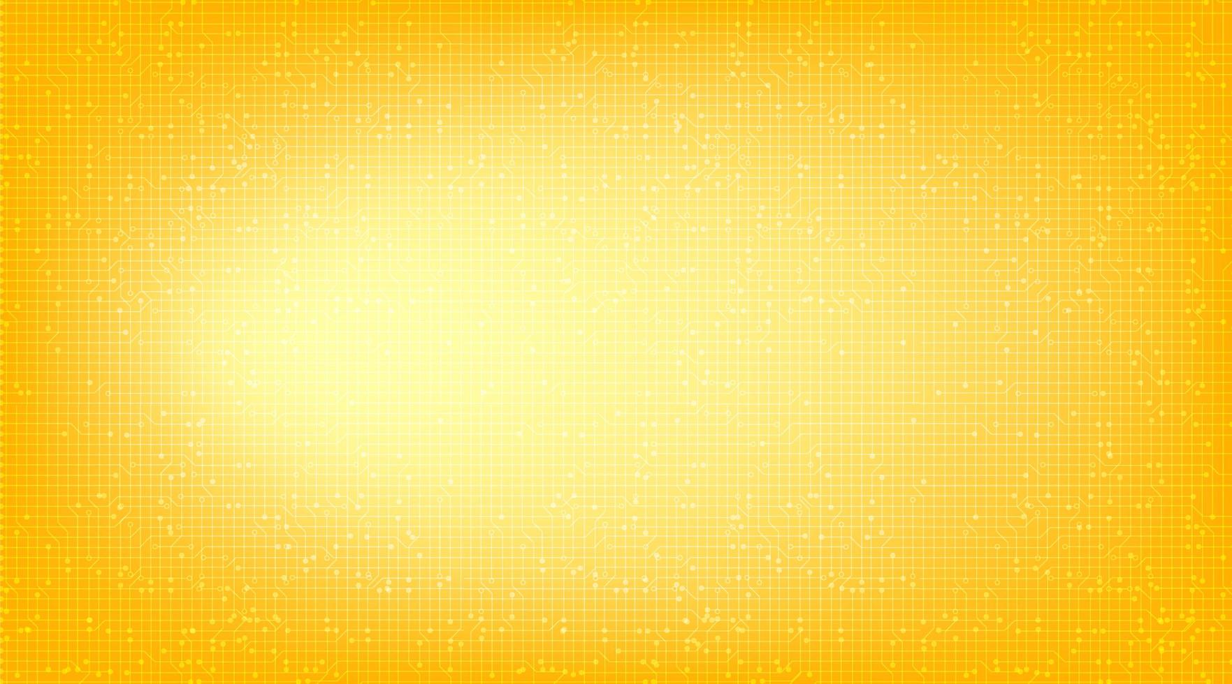 Modern Yellow on technology background vector