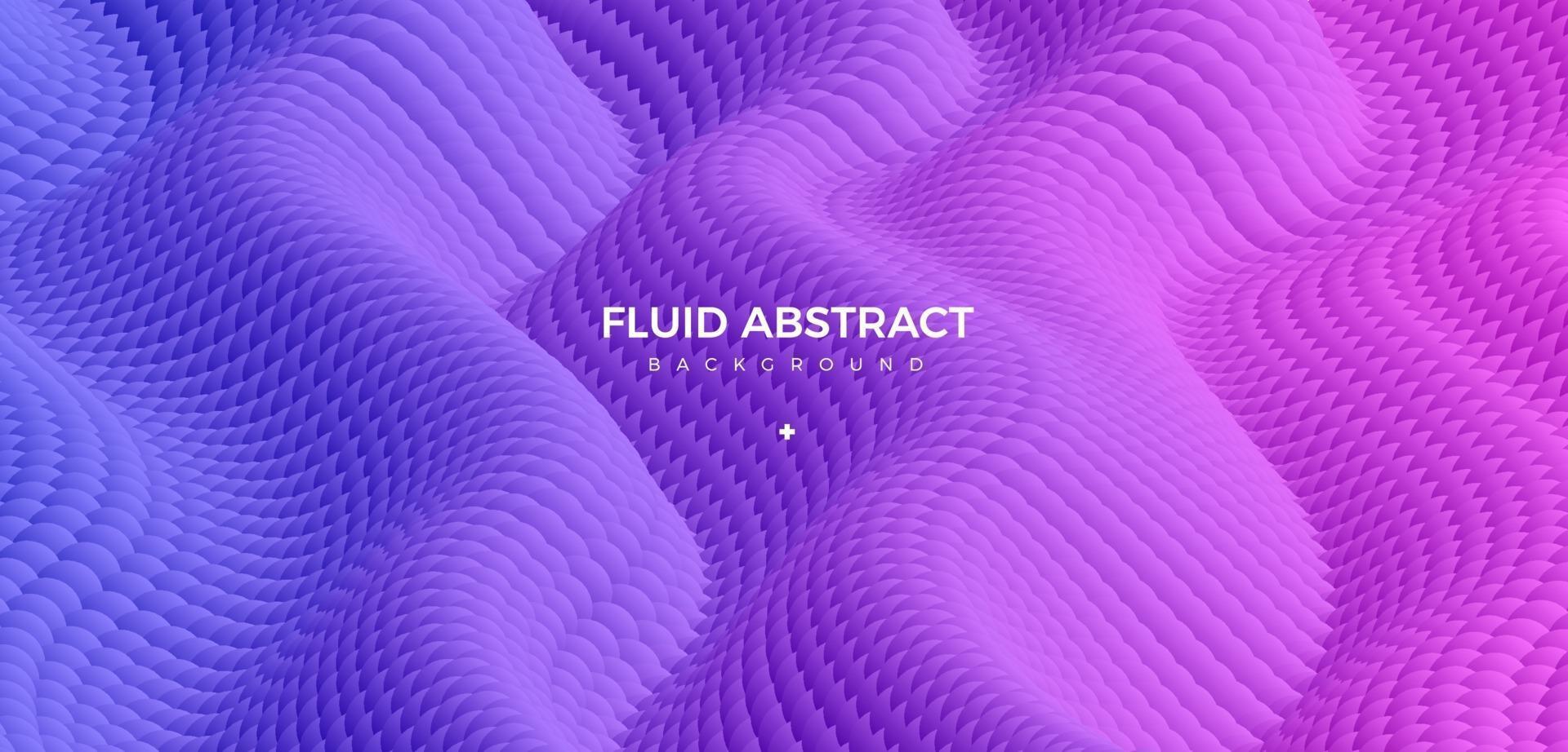 Modern trend fashion blue purple ripple fluid gradient abstract background vector