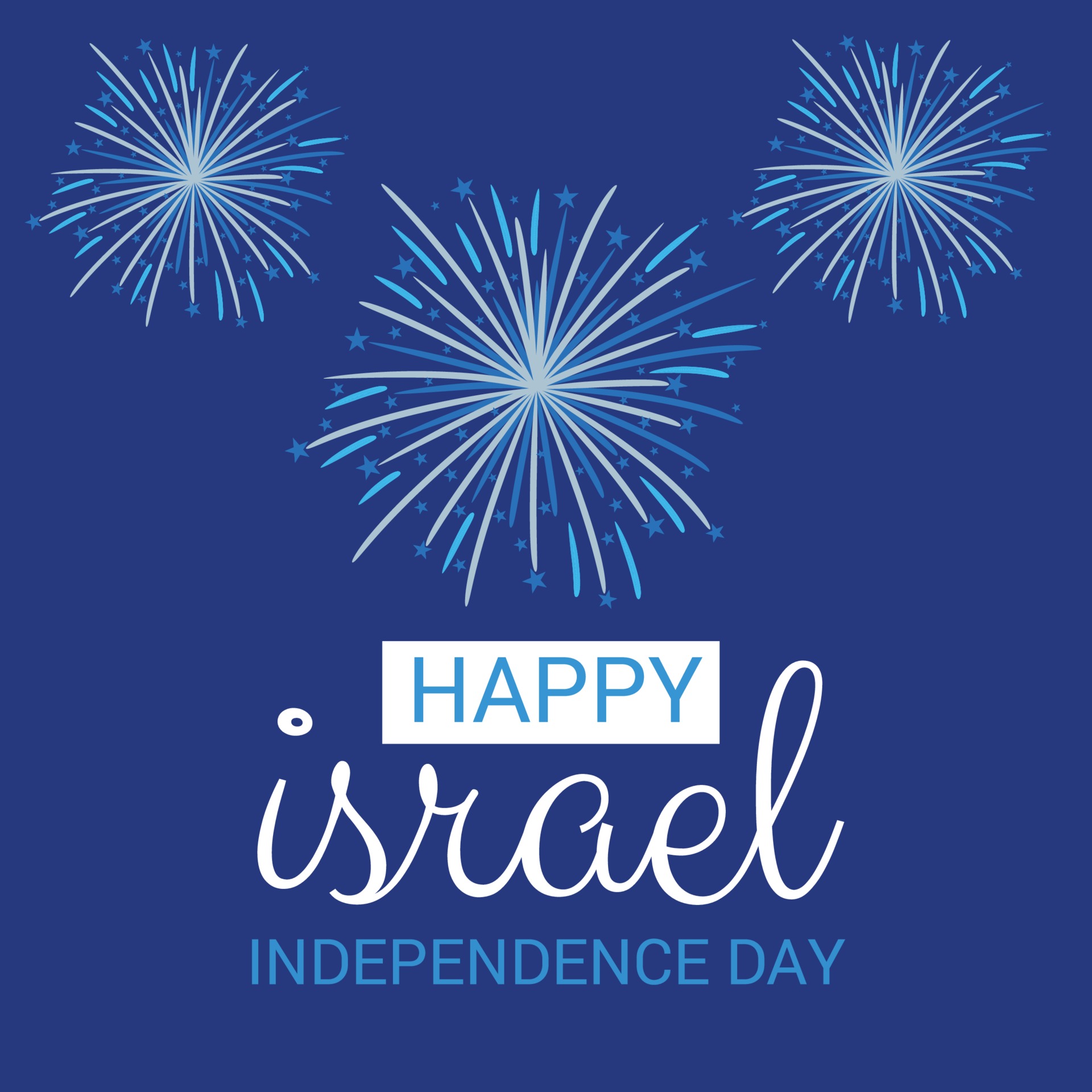 Vector illustration of a Background for Israel Independence Day