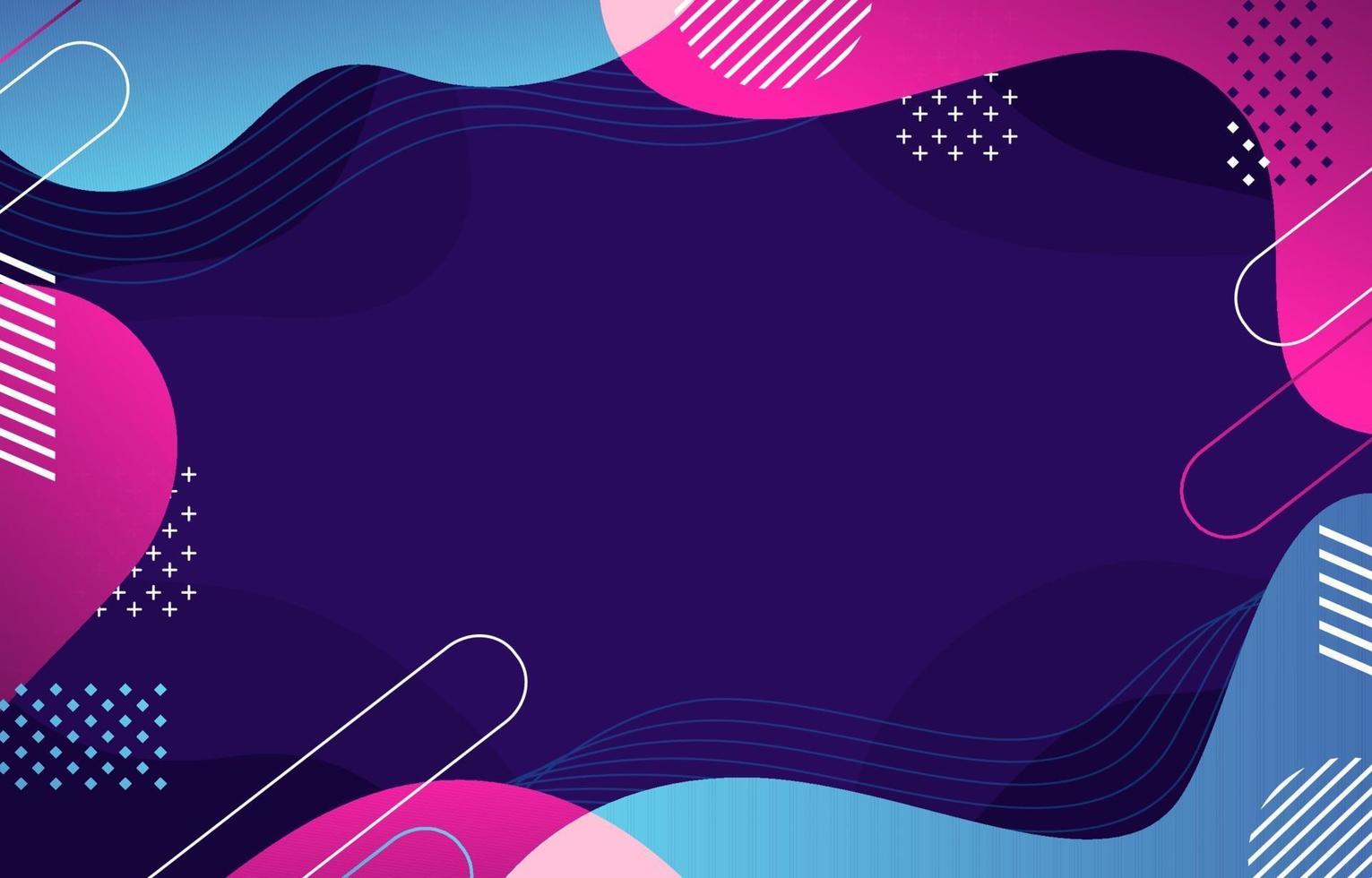 Blue Pink Abstract Liquid Background vector