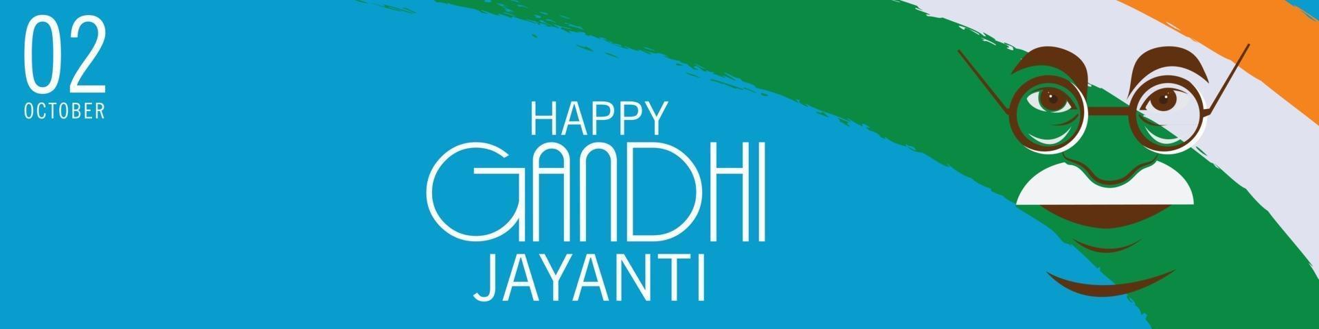 Vector illustration of a Background for 2nd October Gandhi Jayanti Celebration.