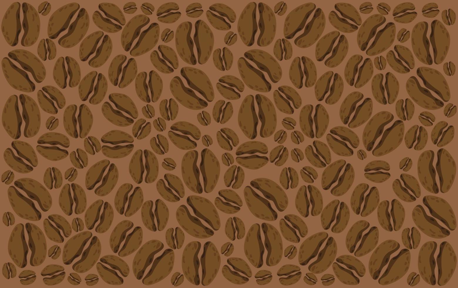 coffee beans background vector