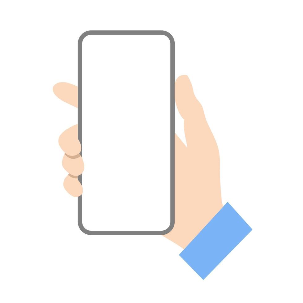 phone in hand 2378031 Vector Art at Vecteezy