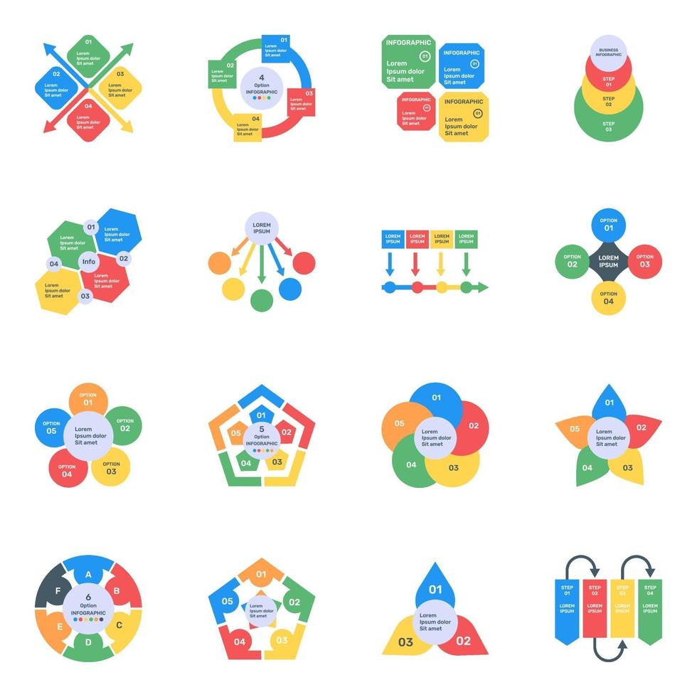 Timeline Infographics in Editable vector