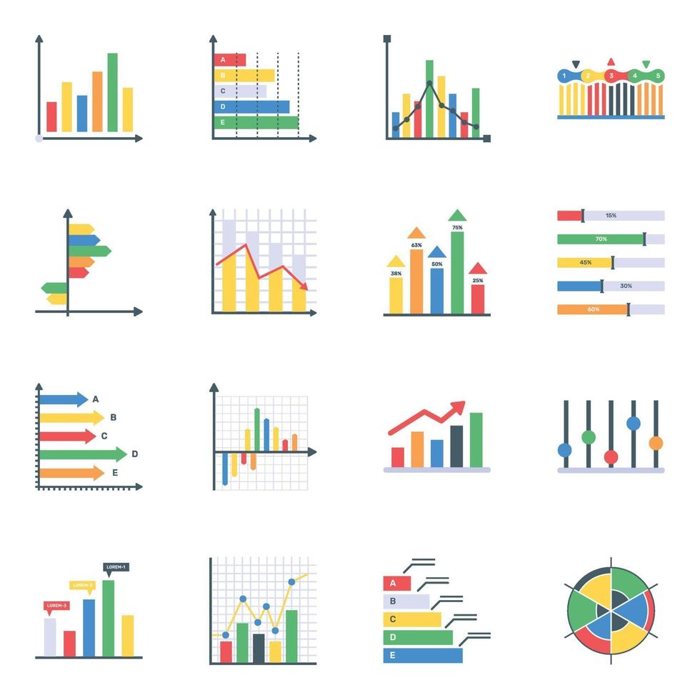 Modern Business Data vector