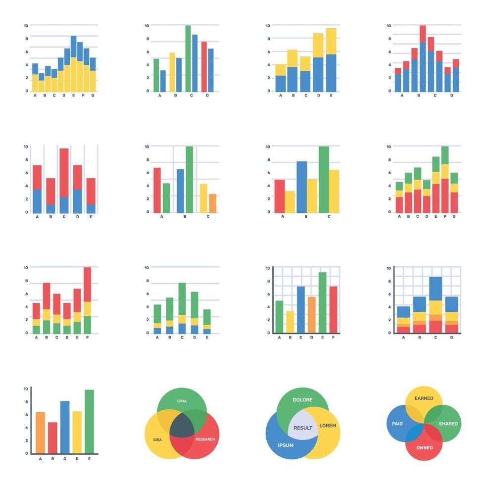 Data Analytics Flat vector