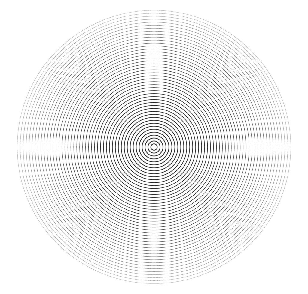 Fondo de círculo de línea vectorial abstracta vector