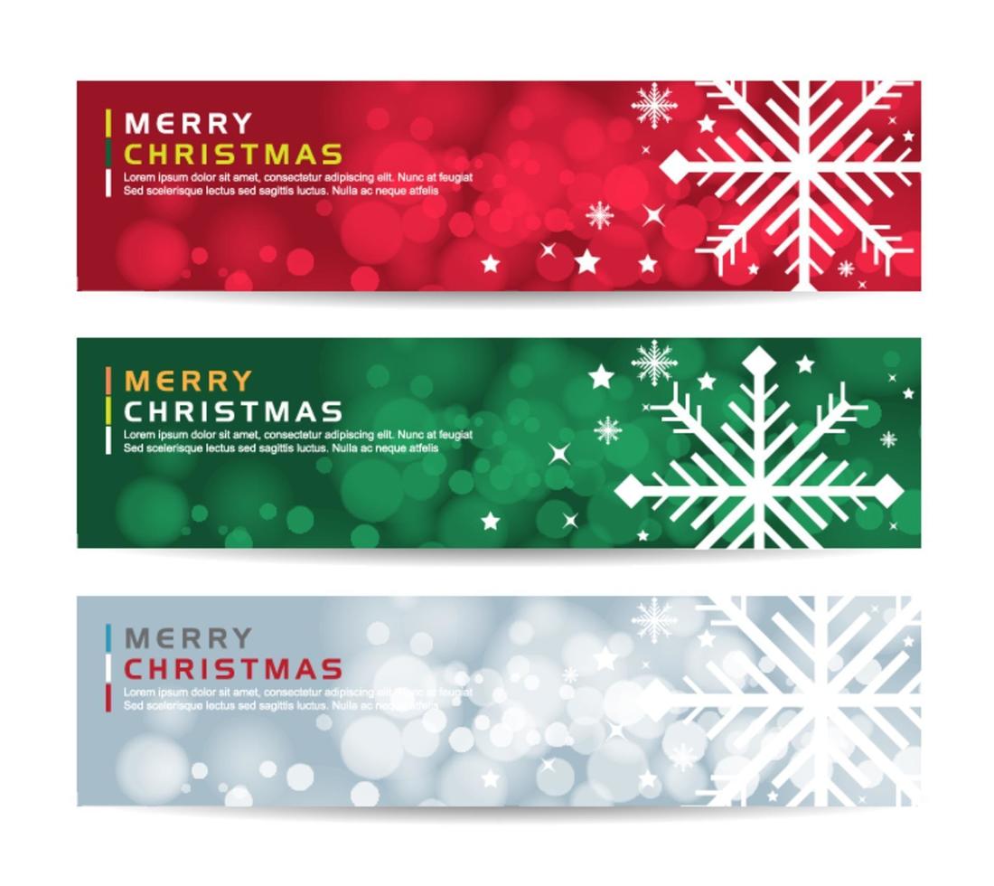 merry christmas Abstract geometric banner background 2379056 Vector Art ...