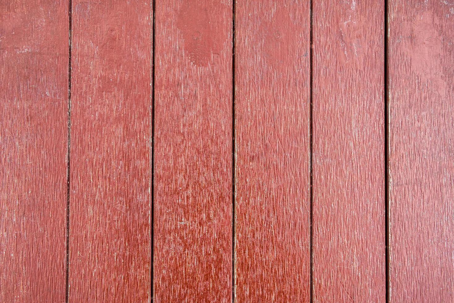 Textura de madera de tablón marrón rojo pintado foto