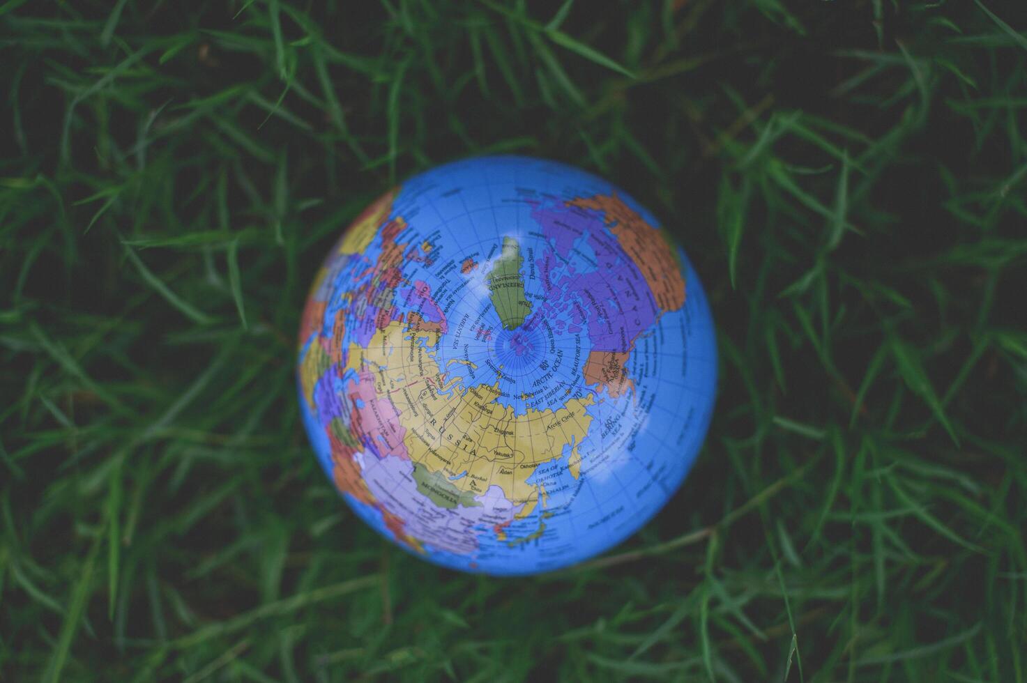 World Environment Day .Love the world .Hand holding a globe photo