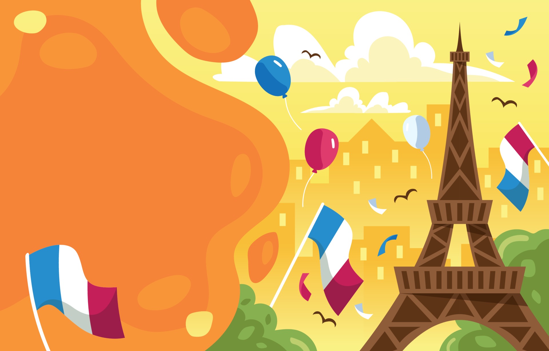 French Flag Vector Art, Icons, and Graphics for Free Download