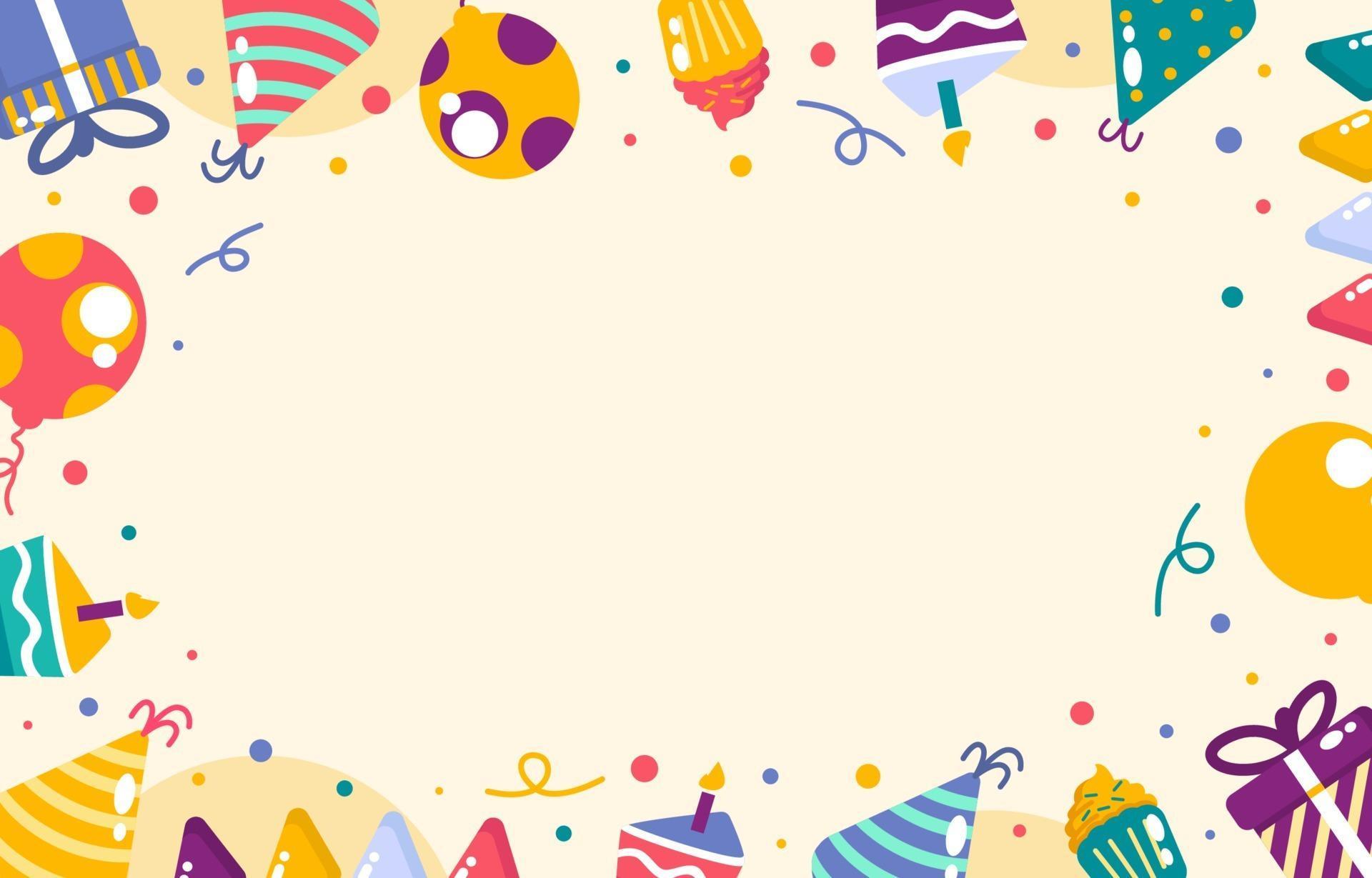 Colorful Birthday Frame Concept 2380013 Vector Art at Vecteezy