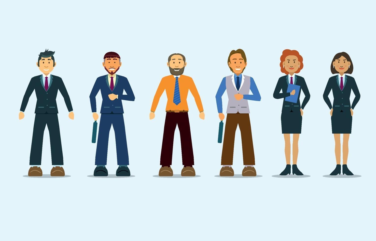 Business People Character Collection vector