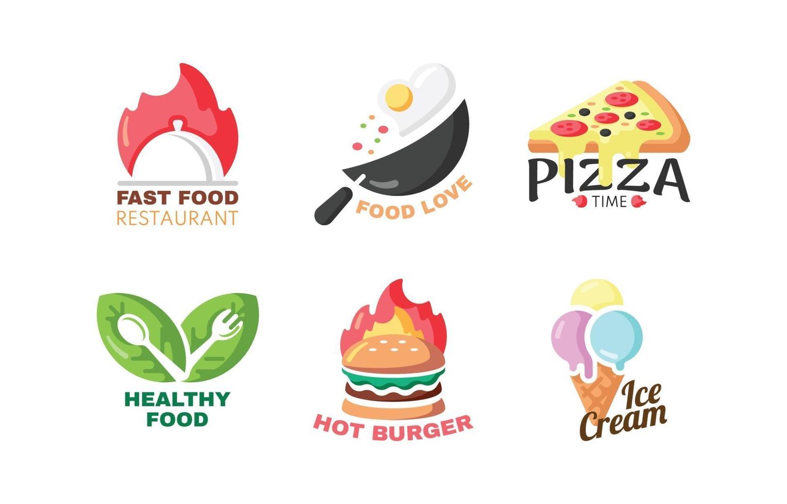 Food Logo Collection vector