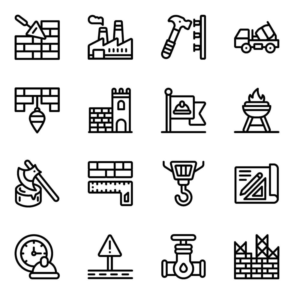 Set of Construction vector