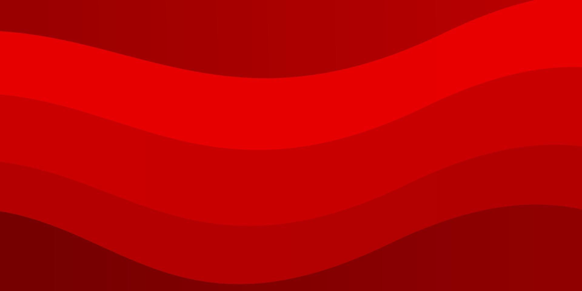 Light Red vector background with curves.