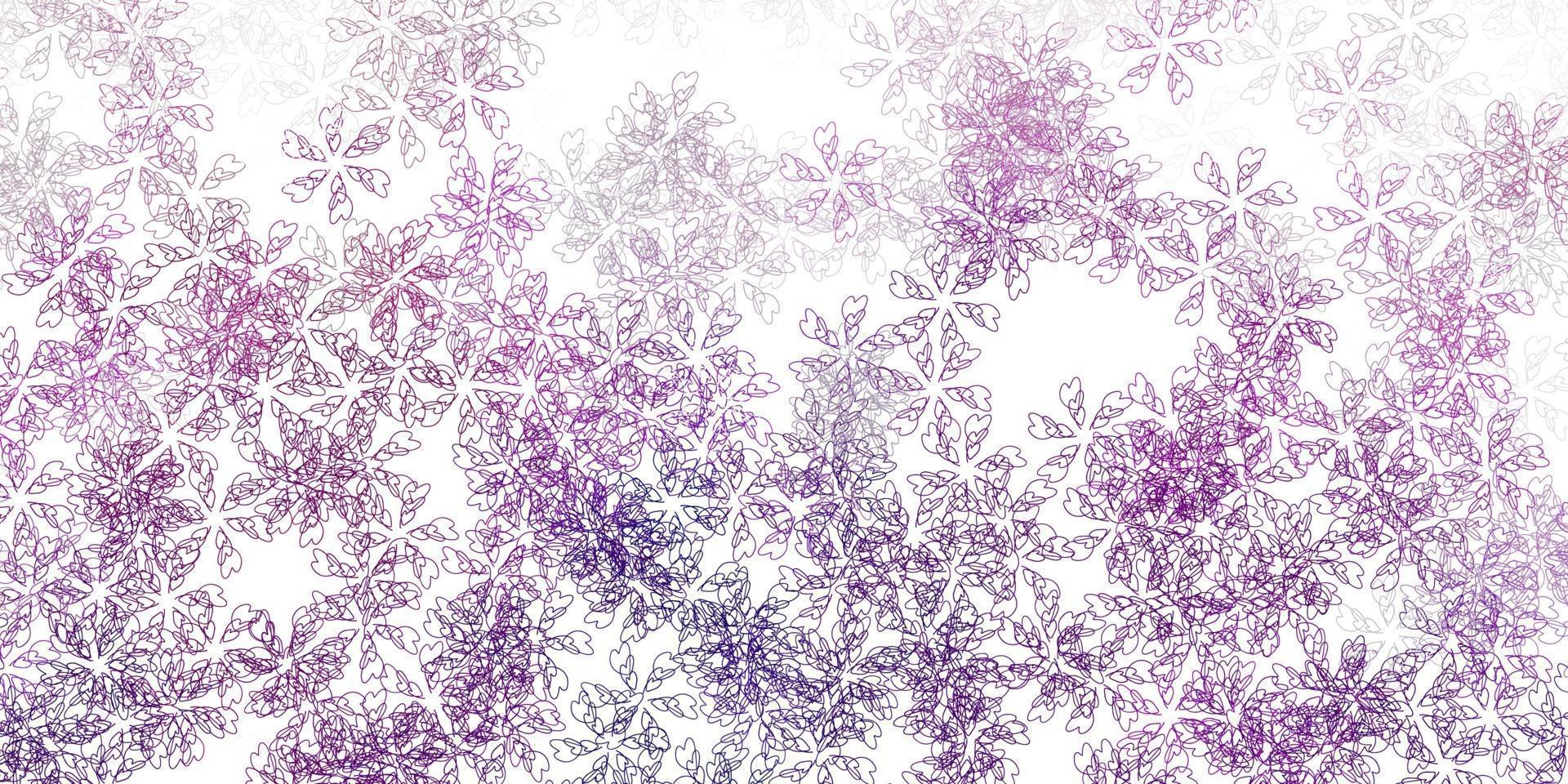 ilustraciones abstractas de vector rosa claro con hojas.