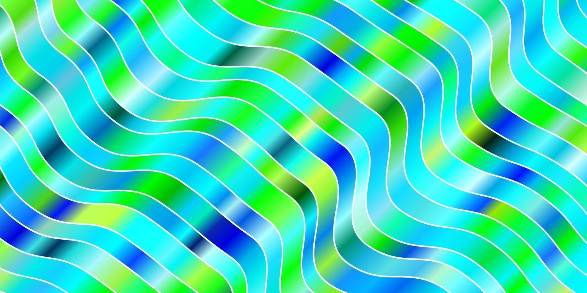 fondo de vector azul claro, verde con curvas.