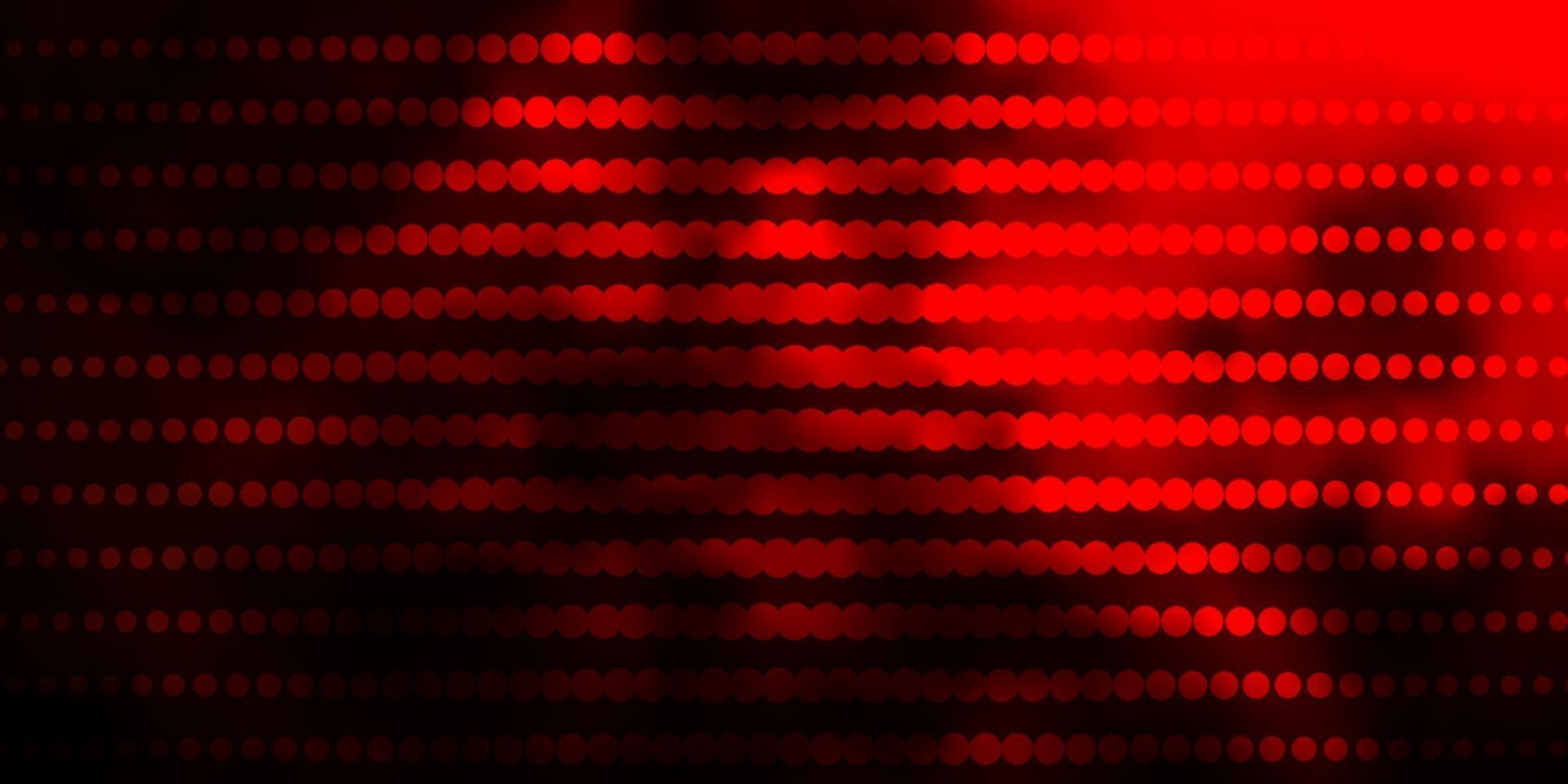 Dark Red vector layout with circles.