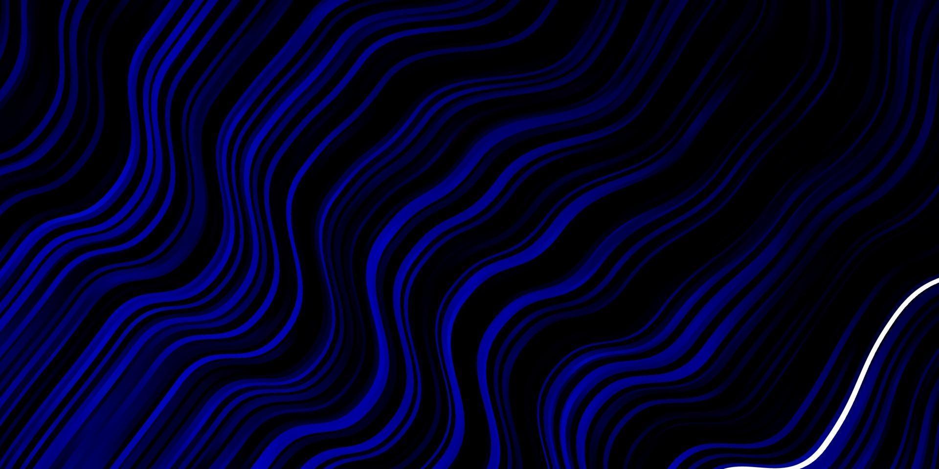 Fondo de vector azul oscuro con líneas.