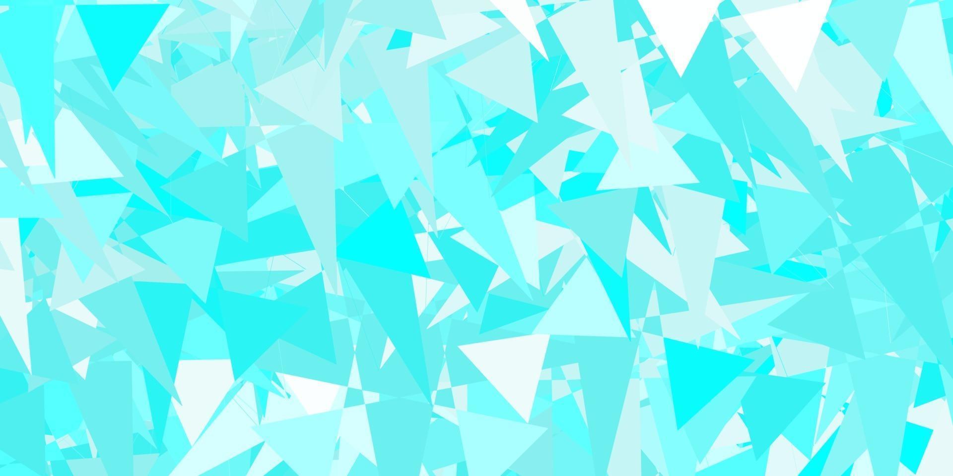 Light Green vector texture with random triangles.