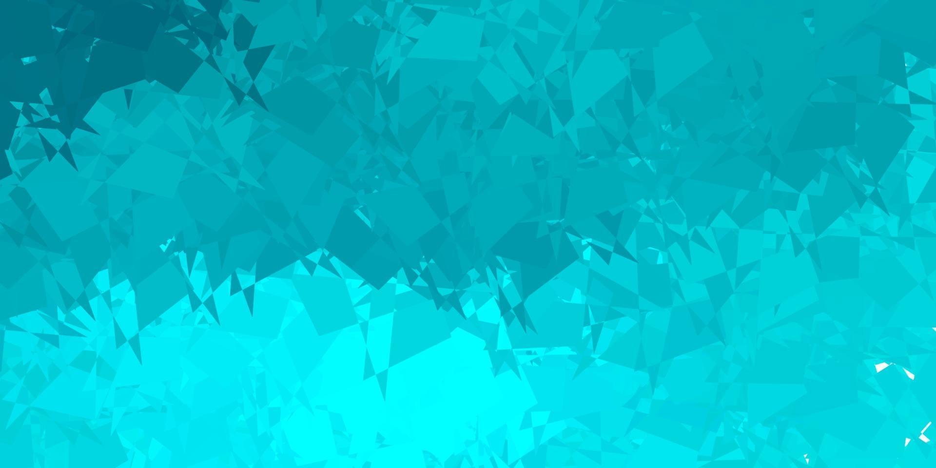 Light green vector texture with memphis shapes.