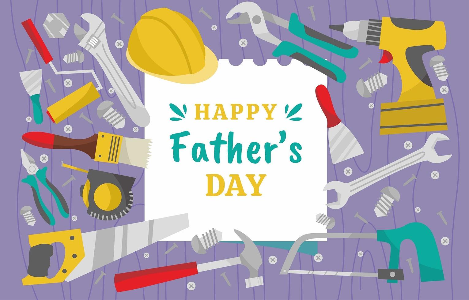 Happy Father's Day Background vector