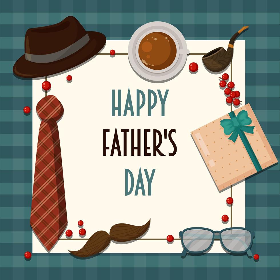 Happy Father's Day Concept vector