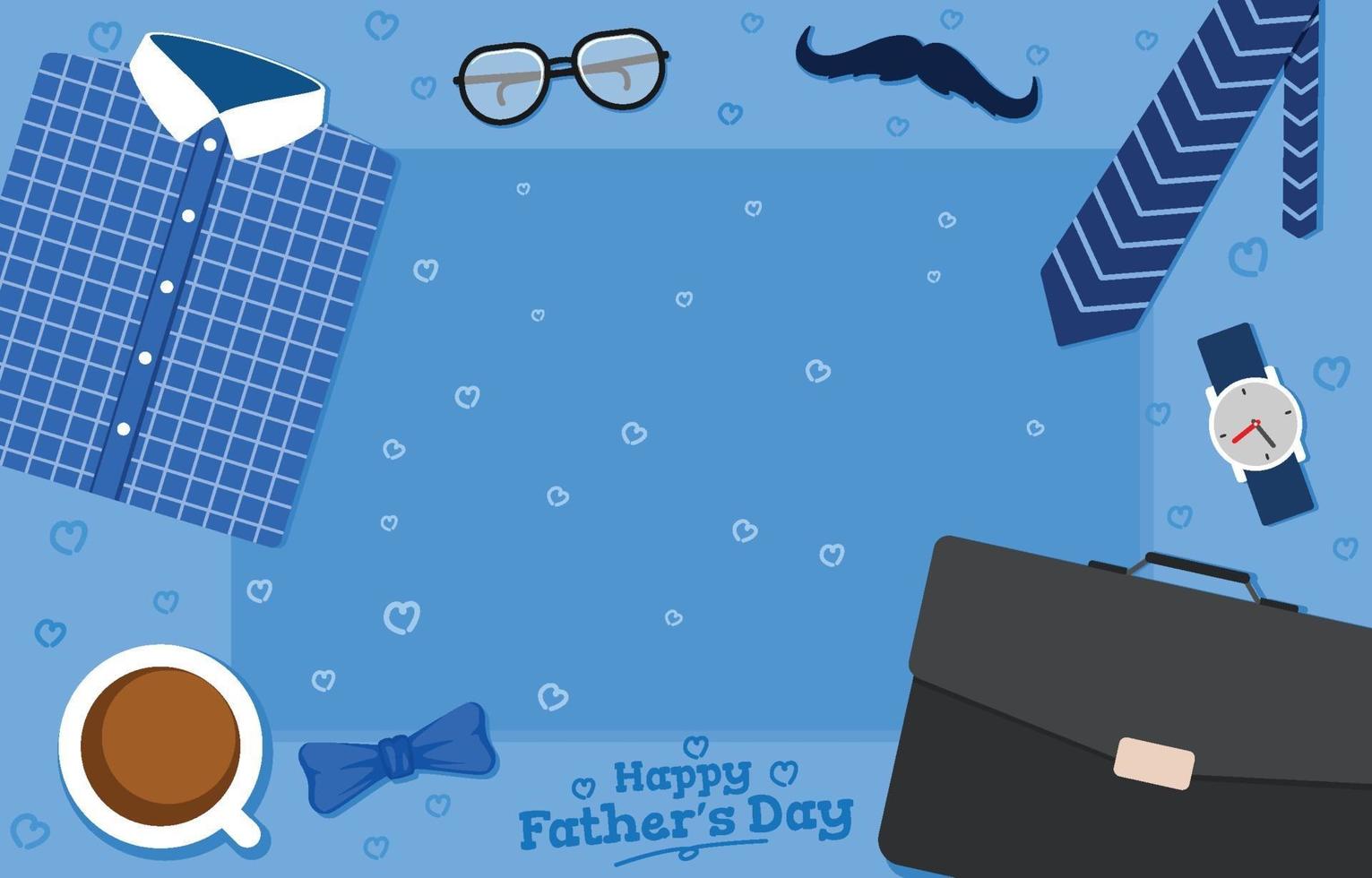 Happy Father's Day Background vector