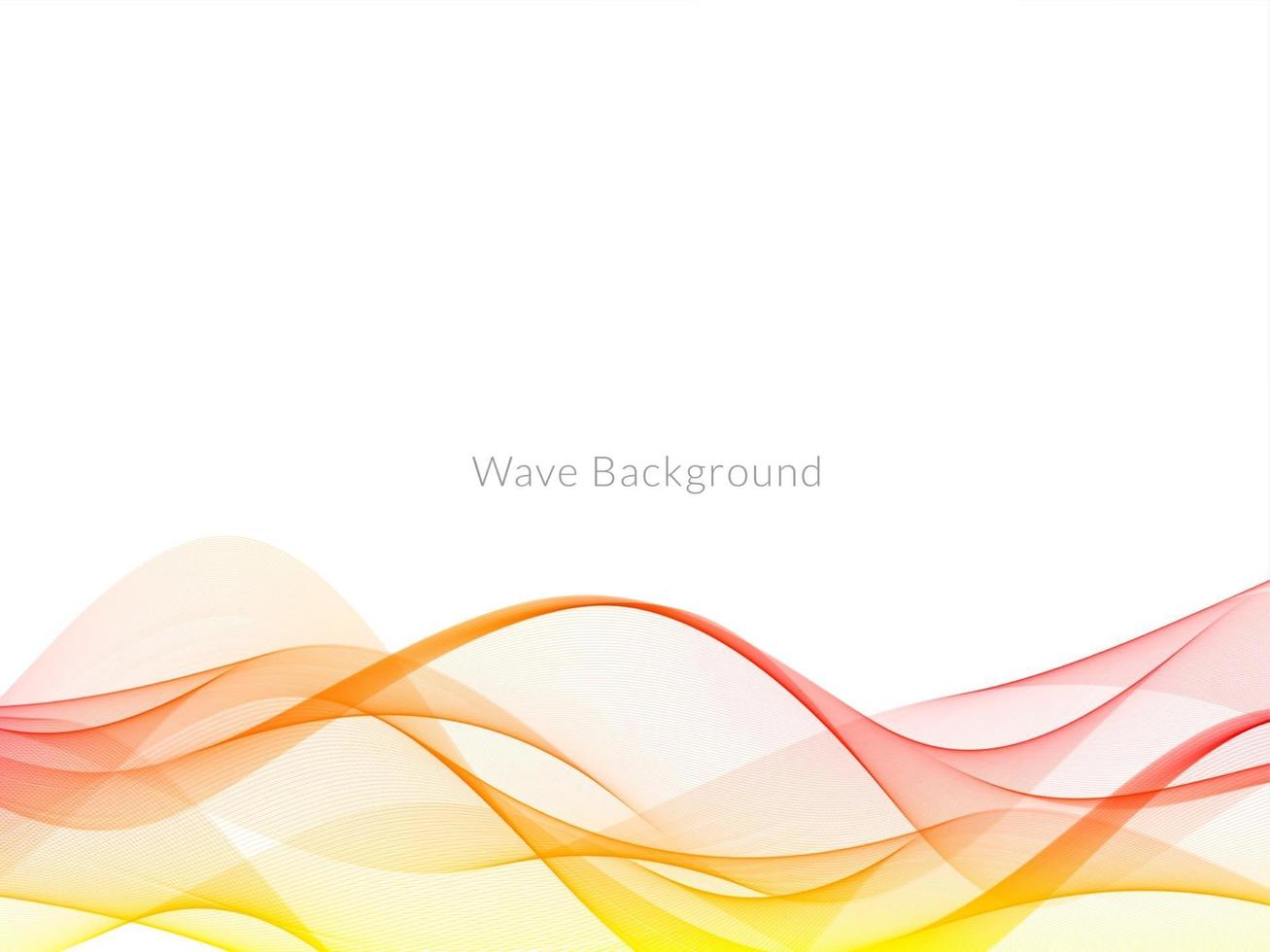 colorful dynamic wave style background design vector